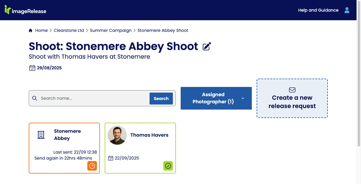 Imagerelease Screenshot