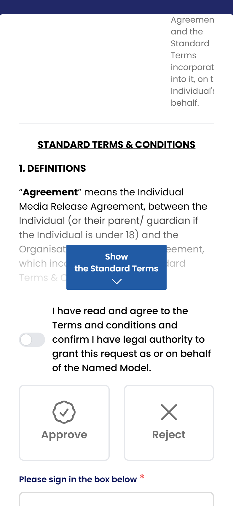 10 Signer Terms Agreement